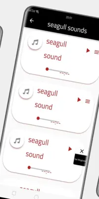 seagull sounds android App screenshot 2