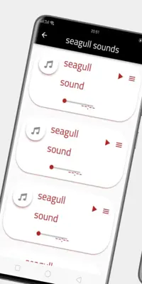 seagull sounds android App screenshot 3